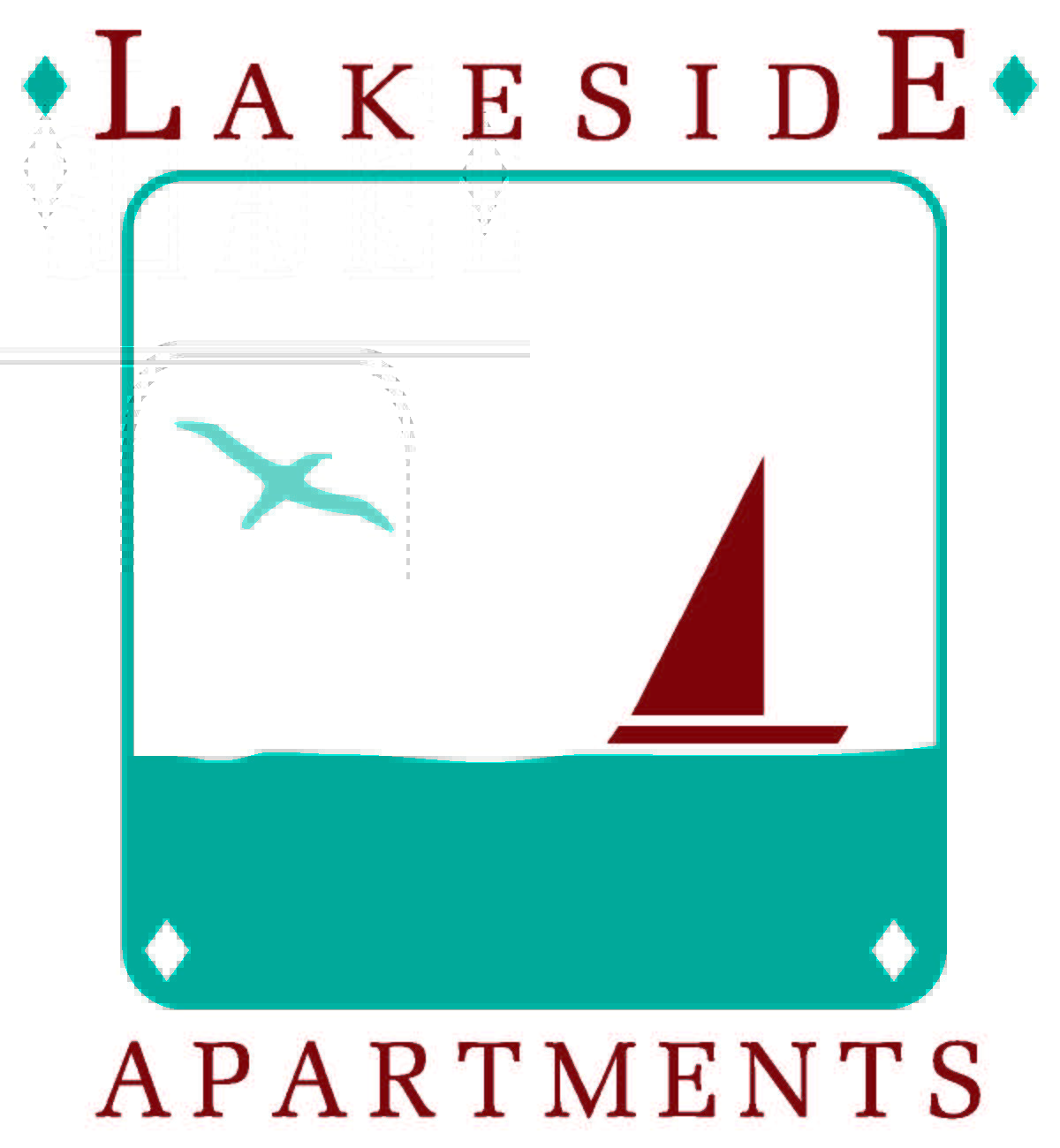 the logo or sign for the apartment